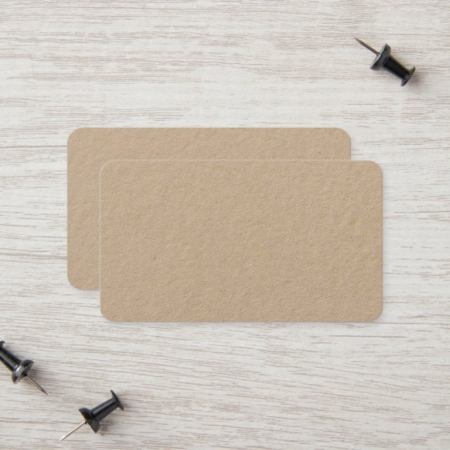 Cartão De Contato Premium Kraft Arredondado (Frente/Verso In Situ)