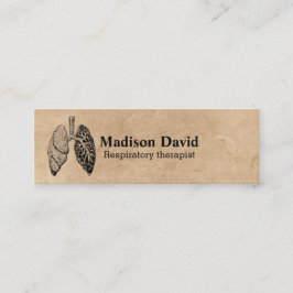 Cartão De Contato Pulmonólogo Respiratório Pulmonólogo Mínimo Pulmõe