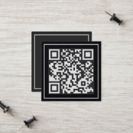 Cartão De Contato QR Premium digitalizável