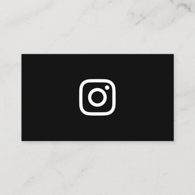 Cartão De Contato rede de instagram (Frente)