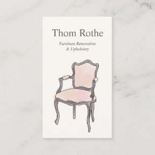 Cartão De Contato Refinação e Ufolsterização de Mobiliário