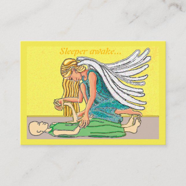 Cartão De Contato Ressurreição do morto (Frente)