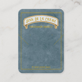 Cartão De Contato Sahara Nights Slate Watercolor Display