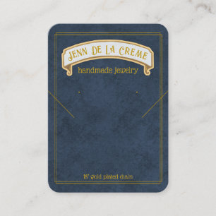 Cartão De Contato Sahara Noites à Noite Exibição de Joias do Céu