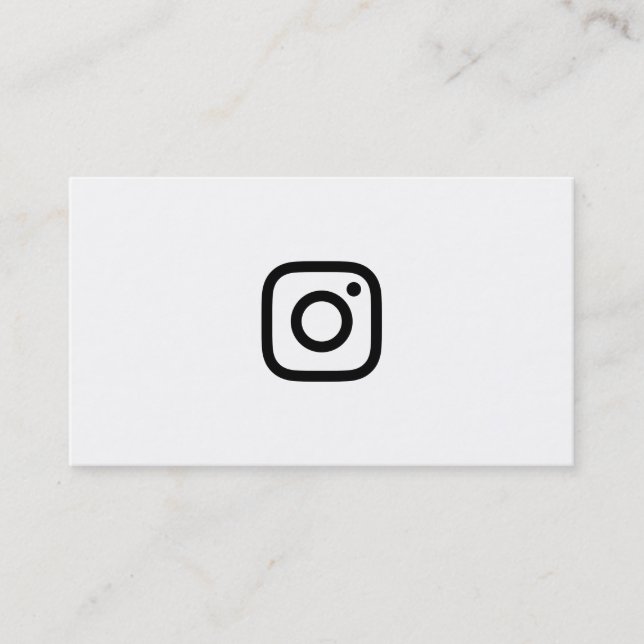 Cartão De Contato seguidores do instagram (Frente)