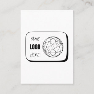Cartão De Contato Seu Logotipo Aqui