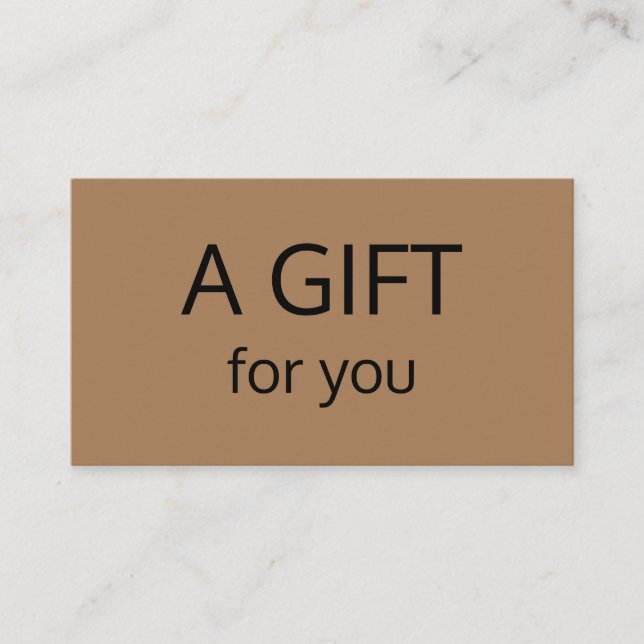 Cartão De Contato simples e mínimo adicionar o seu nome e endereço d (Frente)