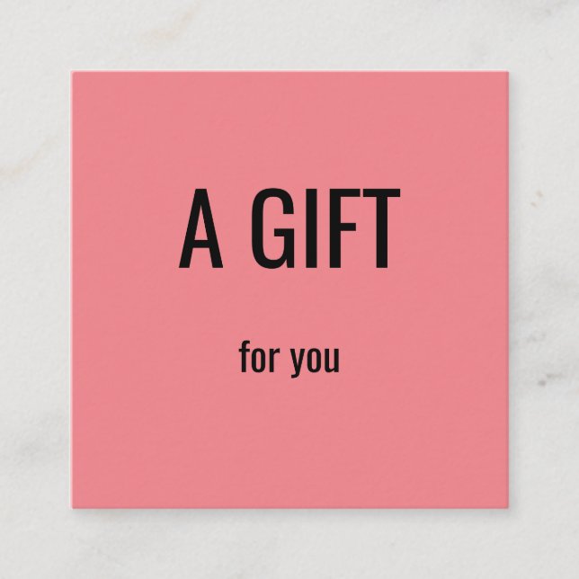 Cartão De Contato simples e mínimo adicionar o seu nome e endereço d (Frente)