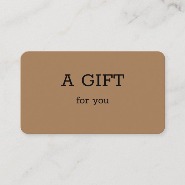 Cartão De Contato simples e mínimo adicionar o seu nome e endereço d (Frente)