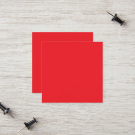 Cartão De Contato Solid Red Background