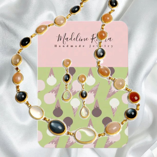 Cartão De Contato Sorvete Cone Earring Display (Criador carregado)