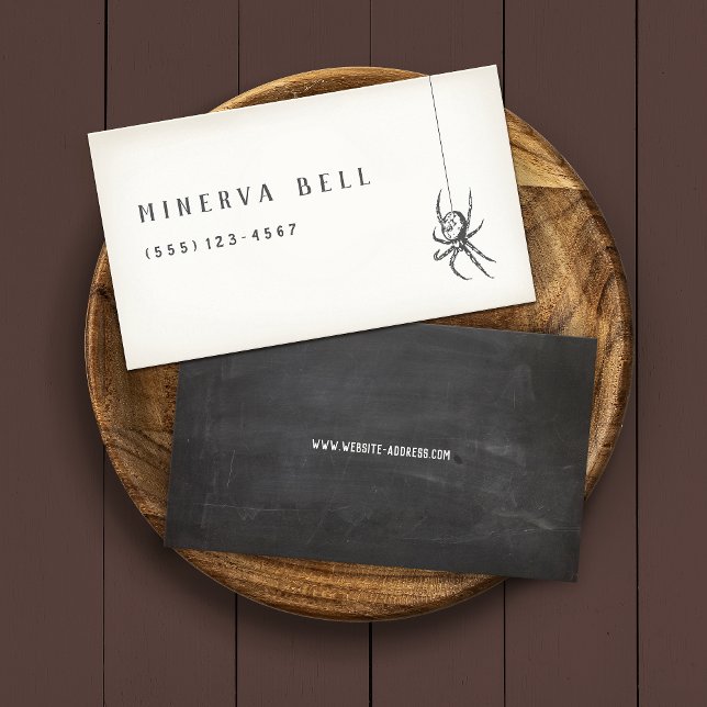 Cartão De Contato Spider Halloween (Criador carregado)