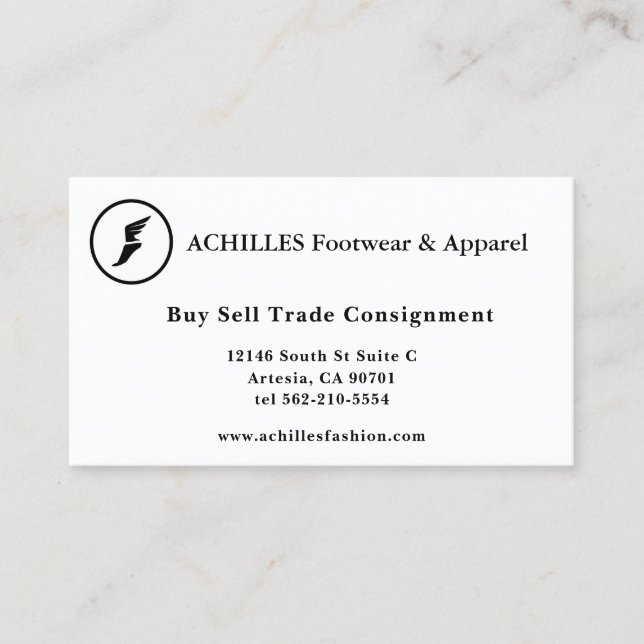 Cartão De Contato Standard, 3.5" x 2.0" Business Card (Frente)