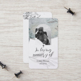 Cartão De Contato Sympathy Card