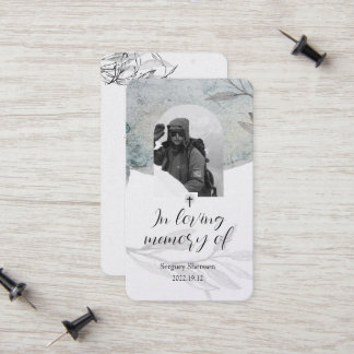 Cartão De Contato Sympathy Card