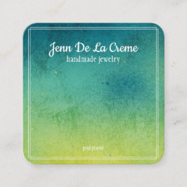 Cartão De Contato Tela de tonalidade de tonel branco Impressão