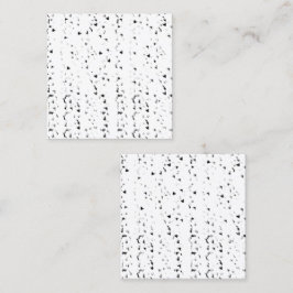 Cartão De Contato uma foto branca e preta de gotas de chuva