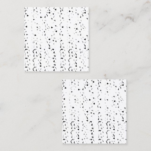 Cartão De Contato uma foto branca e preta de gotas de chuva (Frente/Verso)