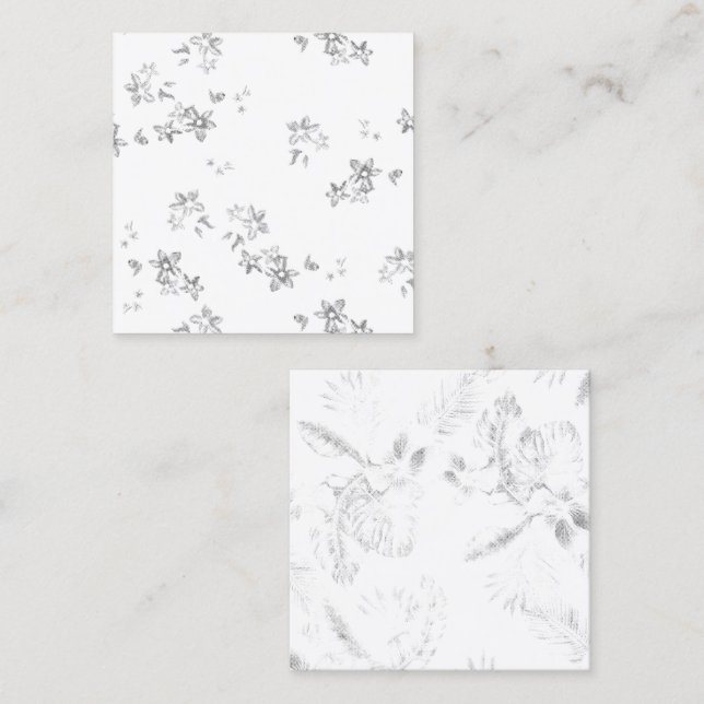 Cartão De Contato uma foto em preto e branco de fundo branco (Frente/Verso)