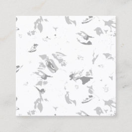 Cartão De Contato uma foto em preto e branco de fundo branco