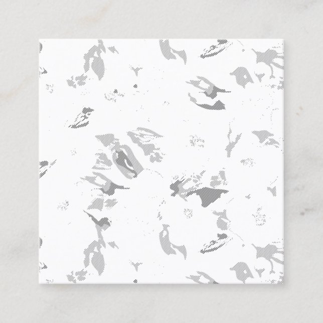 Cartão De Contato uma foto em preto e branco de fundo branco (Frente)