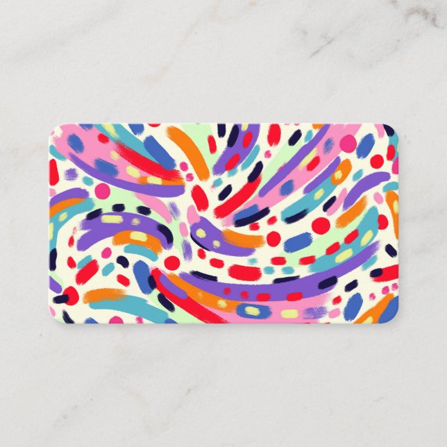 Cartão De Contato Viva Cores! (Frente)