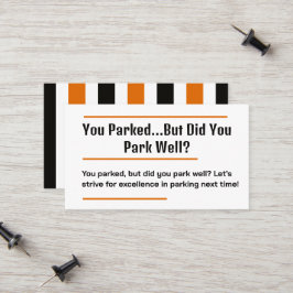 Cartão De Contato Witty Bad Parking