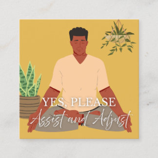 Cartão De Contato Yoga Assist Cards