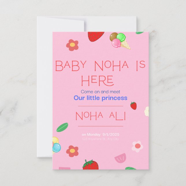 Cartão de convite (Frente)