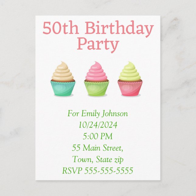 Cartão de Convite (Frente)