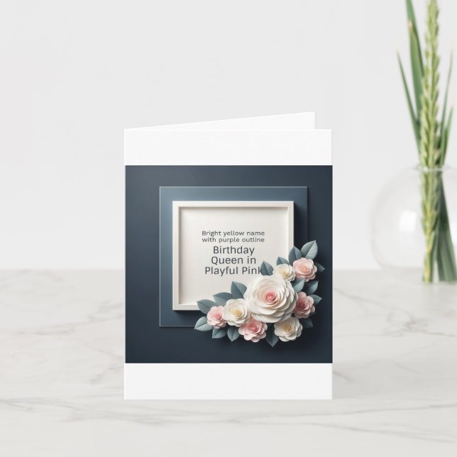 CARTÃO DE CONVITE DE ANIVERSÁRIO (Frente)