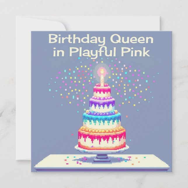 CARTÃO DE CONVITE DE ANIVERSÁRIO (Frente)