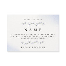 Cartão de Convite de Aniversário Floral Minimalist