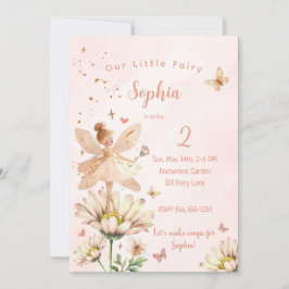 Cartão de Convite de Aniversário Fotográfico para 