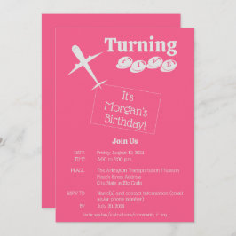 Cartão de Convite de Aniversário Personalizado par