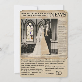 "CARTÃO DE CONVITE DE CASAMENTO "