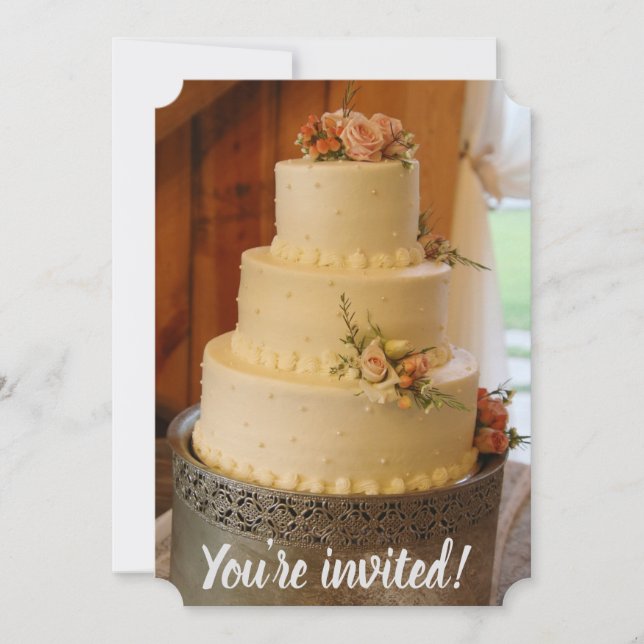 Cartão de convite de casamento (Frente)