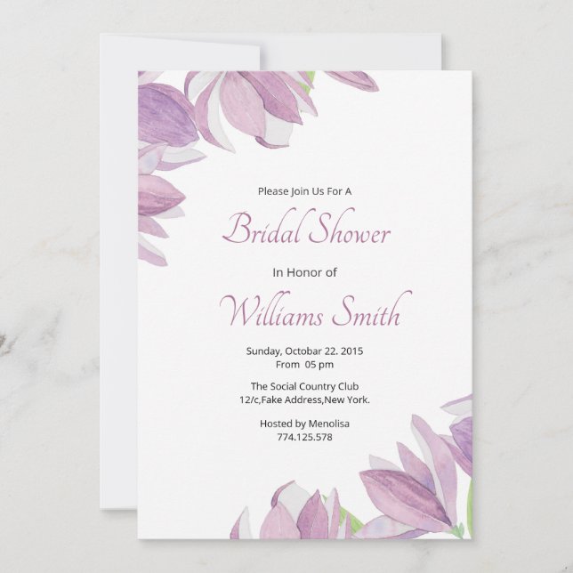 Cartão de Convite de Casamento (Frente)