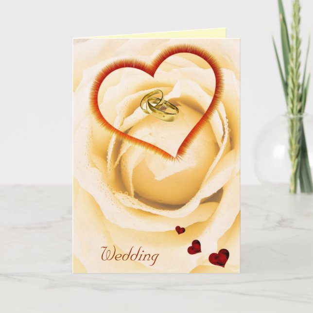 Cartão de Convite de Casamento (Frente)