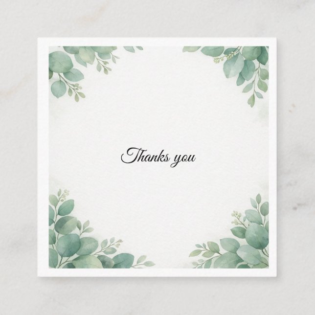 Cartão de Convite de Casamento 2026 Design Simples (Verso)