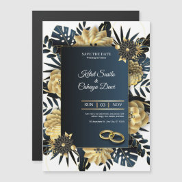 Cartão de Convite de Casamento Elegante