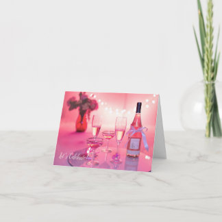 Cartão de Convite de Celebração Rosa Personalizado
