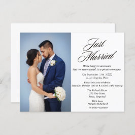 Cartão de convite de festas de Anúncio de Casament