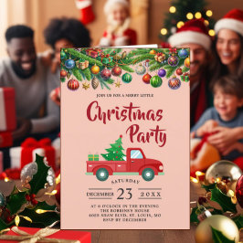 Cartão de Convite de festas de Natal: Design de Ca