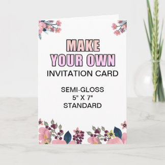 Cartão de Convite de Noivado Glossy para Fotografi