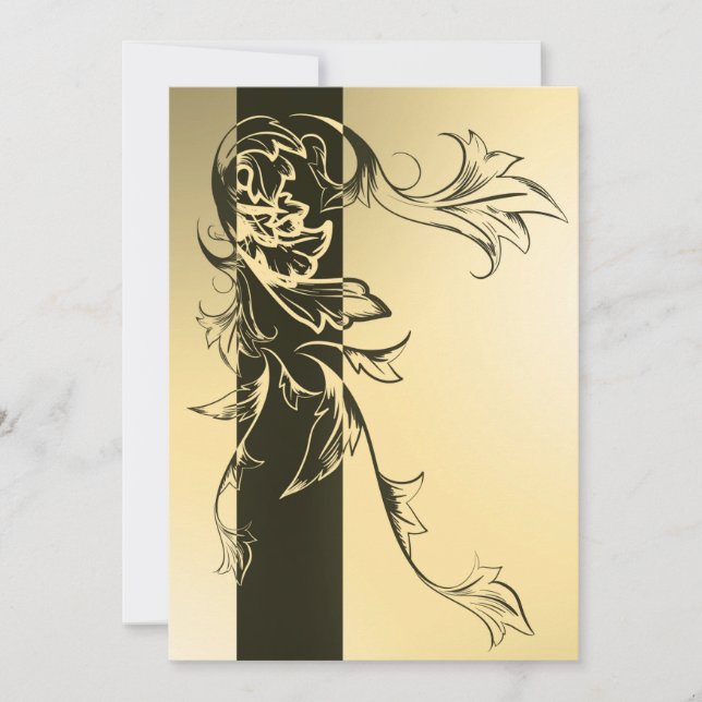 Cartão de Convite de Saudação (Frente)