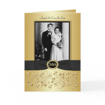 Cartão de Convite do 50º Aniversário da Double Pho