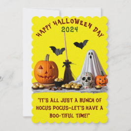 Cartão de convite do Festa de Halloween para crian