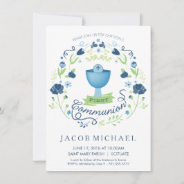 Cartão de convite do primeiro convidado da comunid