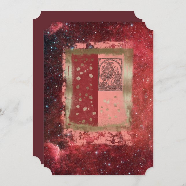 Cartão de Convite do Senhor Shiva (Frente/Verso)